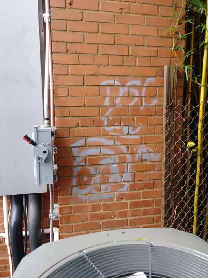 graffiti removal Raleigh, NC